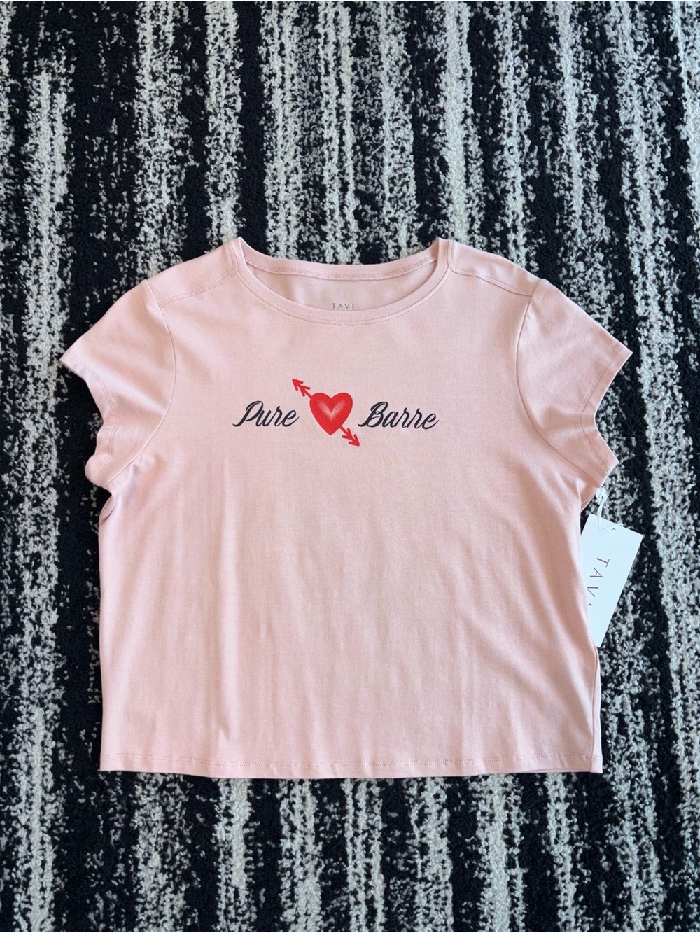 Pure Barre Pink Short-Sleeve Graphic Tee